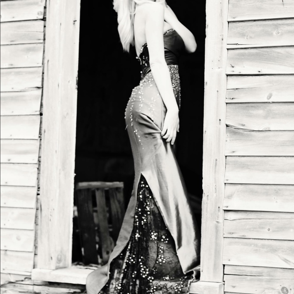 Mermaid style prom dress